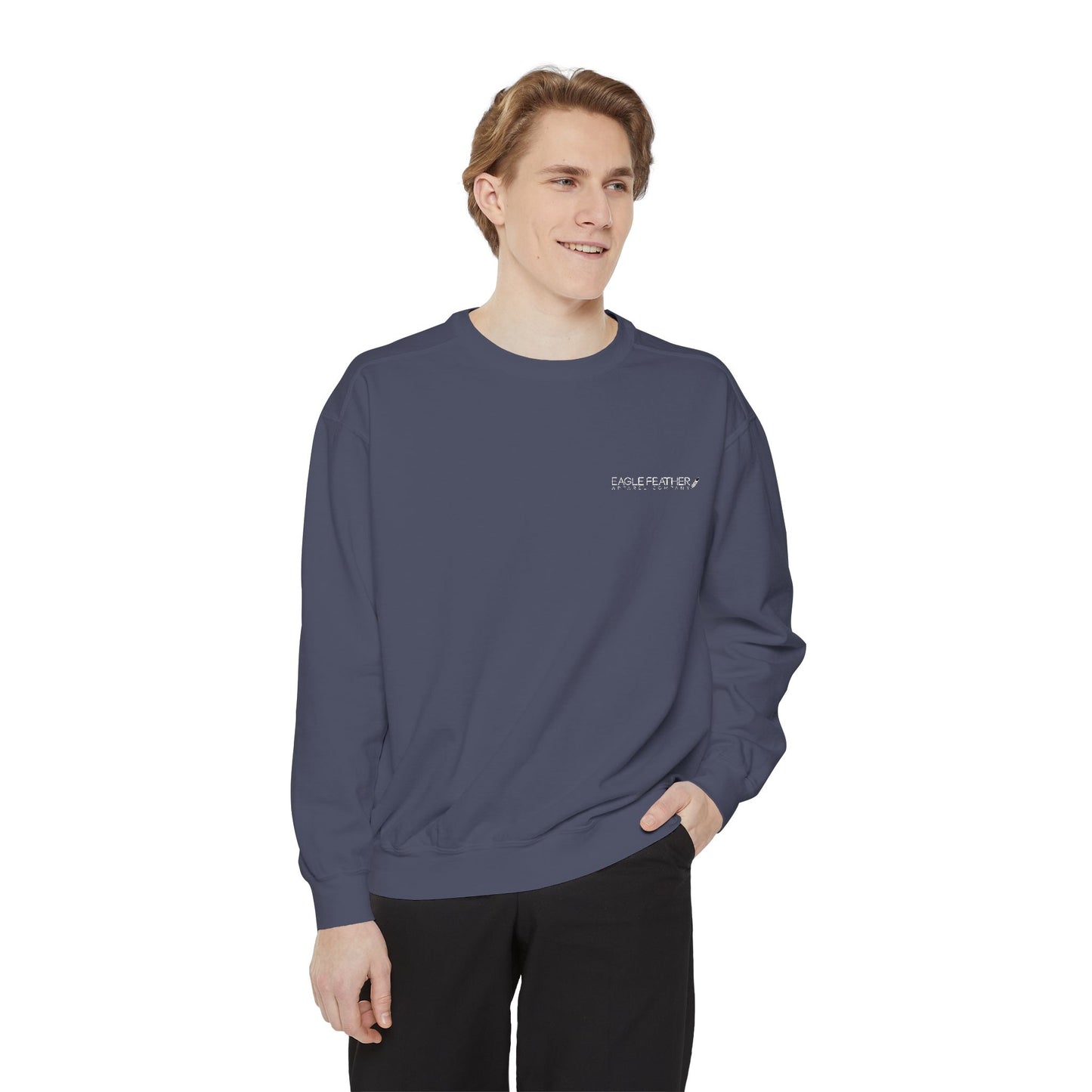 Eagle Feather Embroidered Sweatshirt