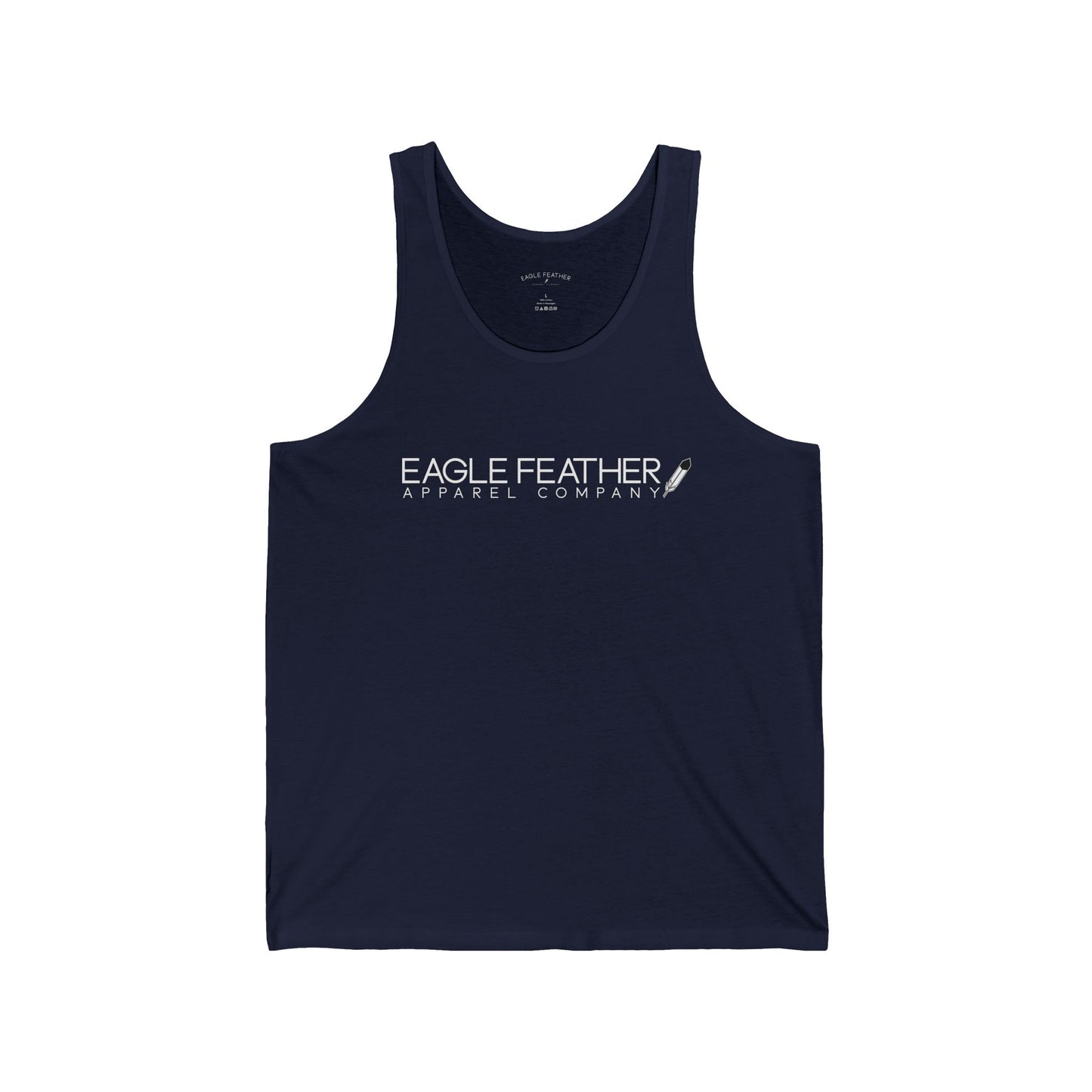 Eagle Feather Unisex Jersey Tank - Trendy Casual Tee for Summer Adventures