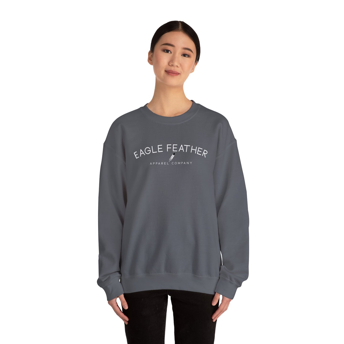Eagle Feather Unisex Crewneck Sweatshirt - We the Indigenous People