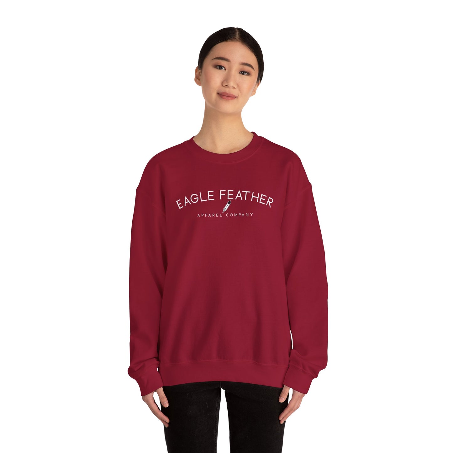 Eagle Feather Unisex Crewneck Sweatshirt - We the Indigenous People