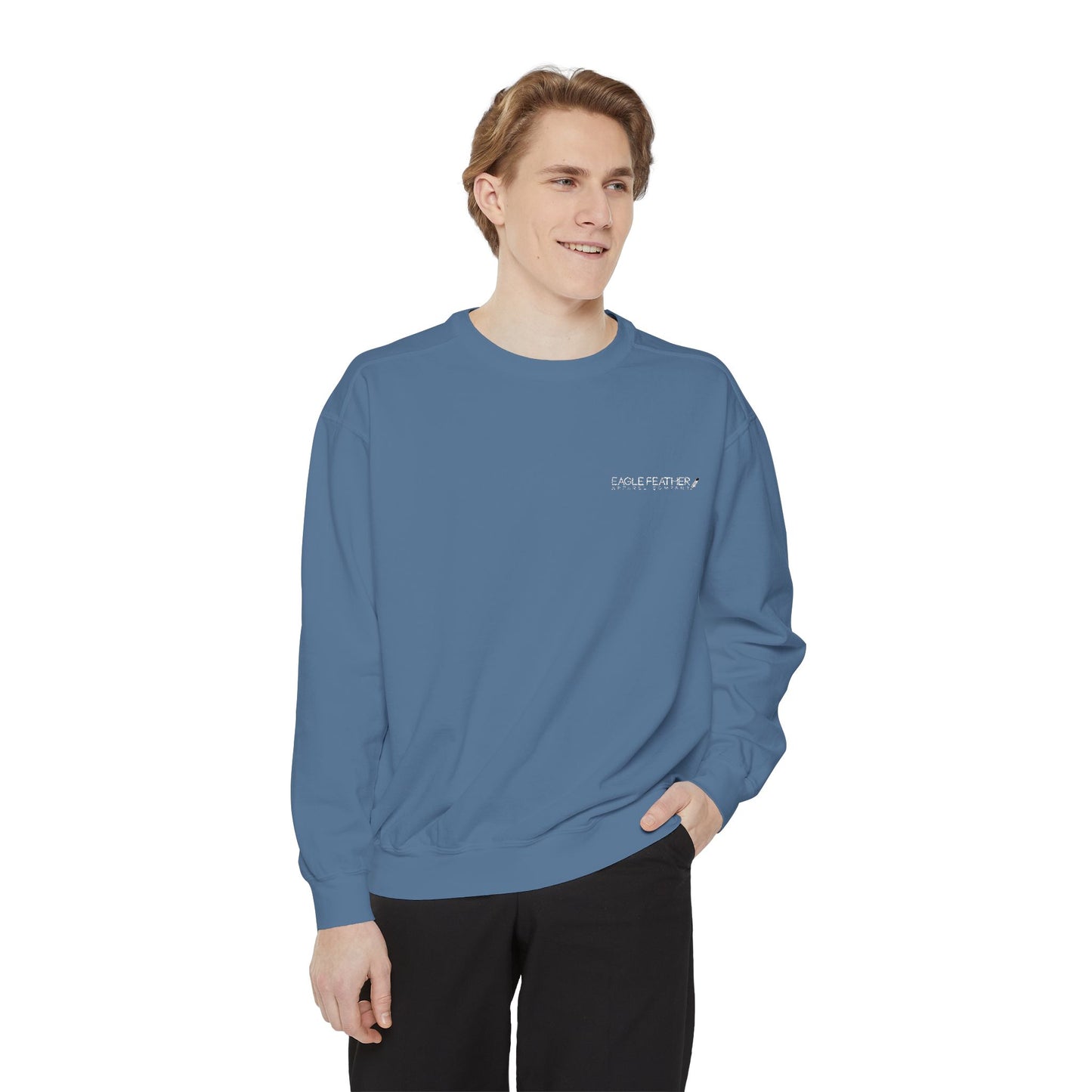 Eagle Feather Embroidered Sweatshirt
