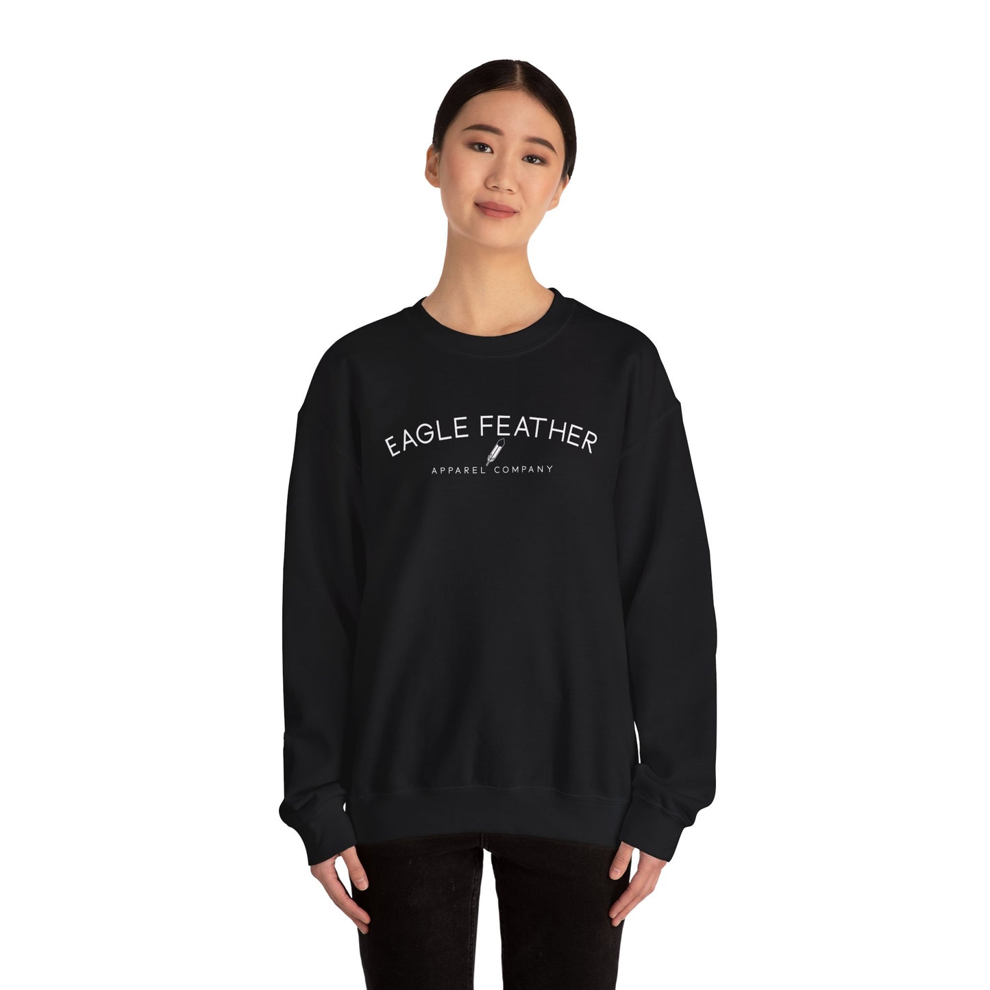 Eagle Feather Unisex Crewneck Sweatshirt - We the Indigenous People