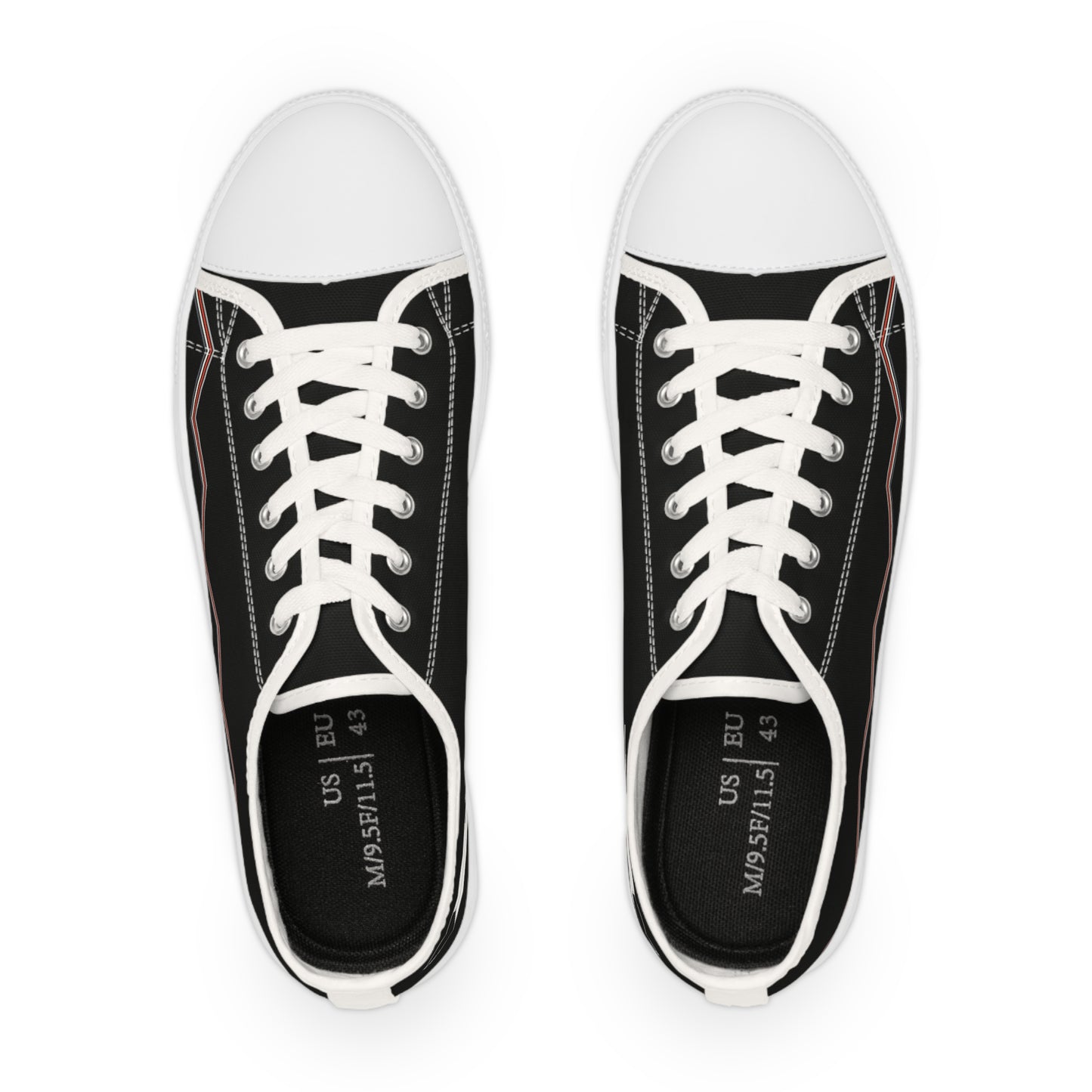 Eagle Feather Low Tops (White Sole)