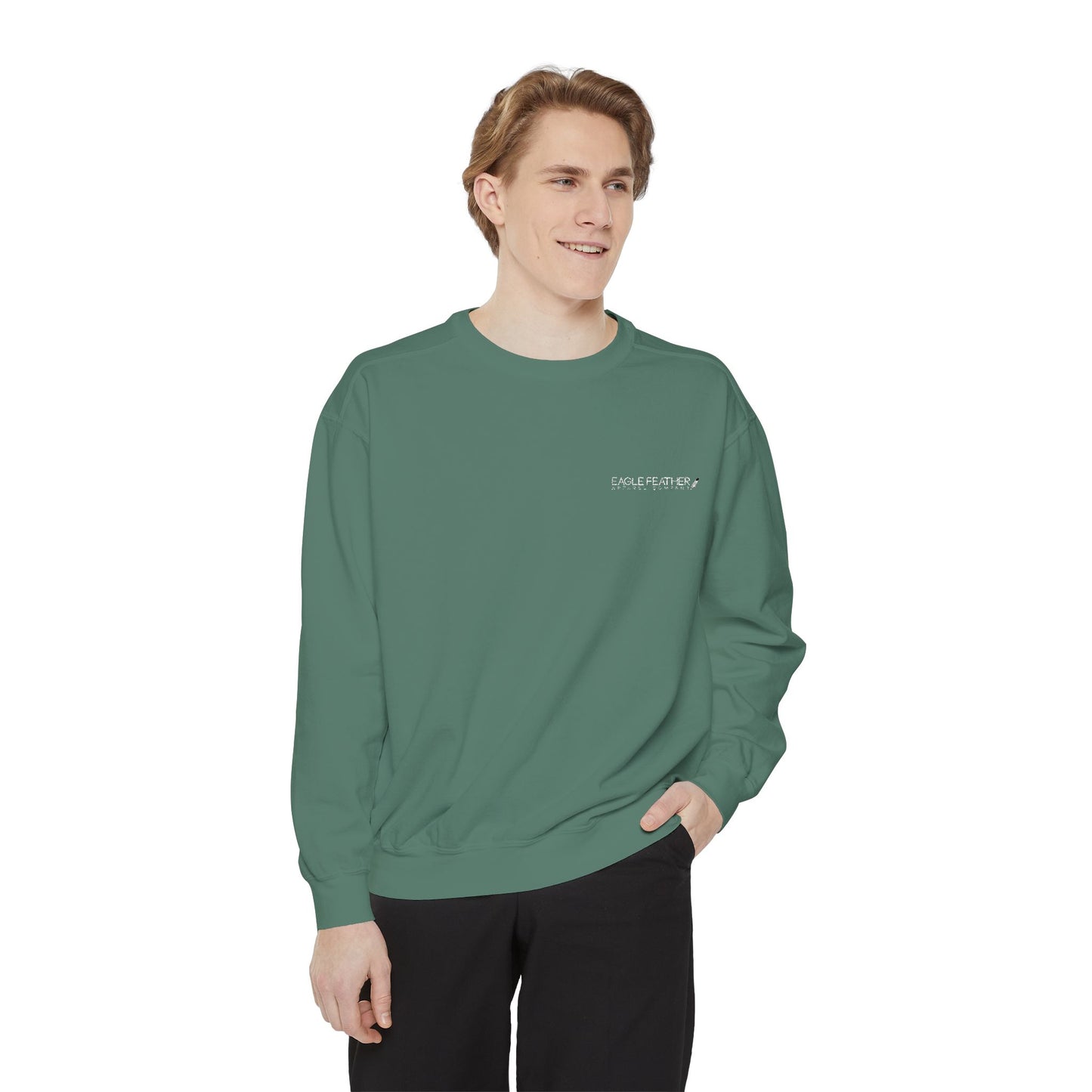 Eagle Feather Embroidered Sweatshirt