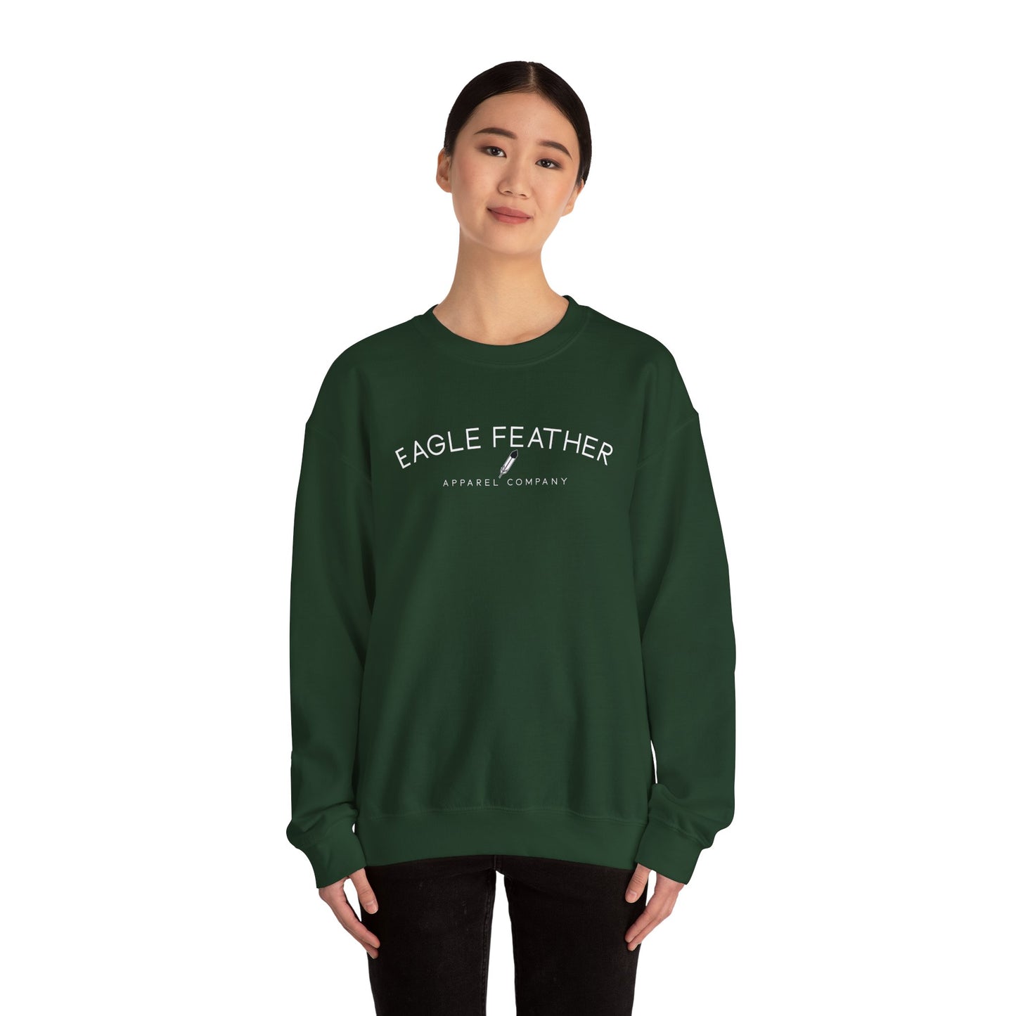 Eagle Feather Unisex Crewneck Sweatshirt - We the Indigenous People