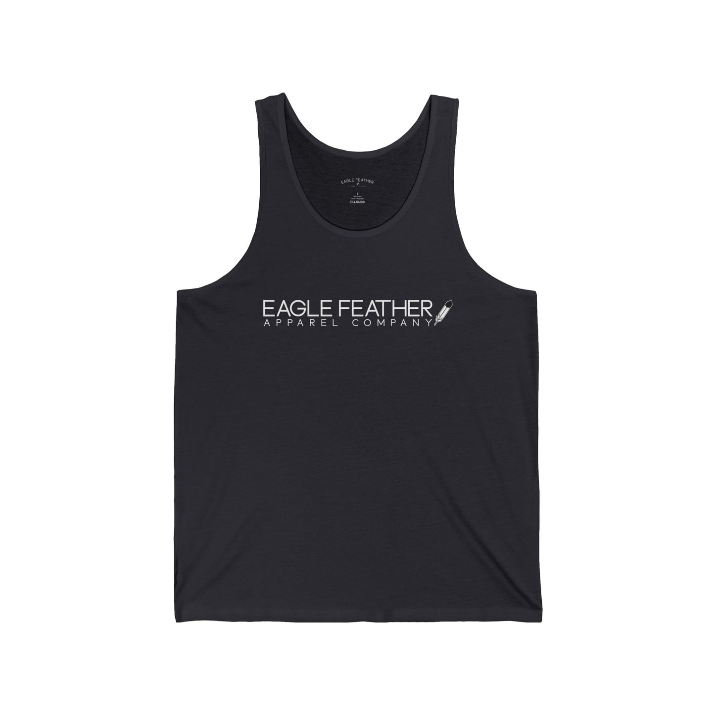 Eagle Feather Unisex Jersey Tank - Trendy Casual Tee for Summer Adventures