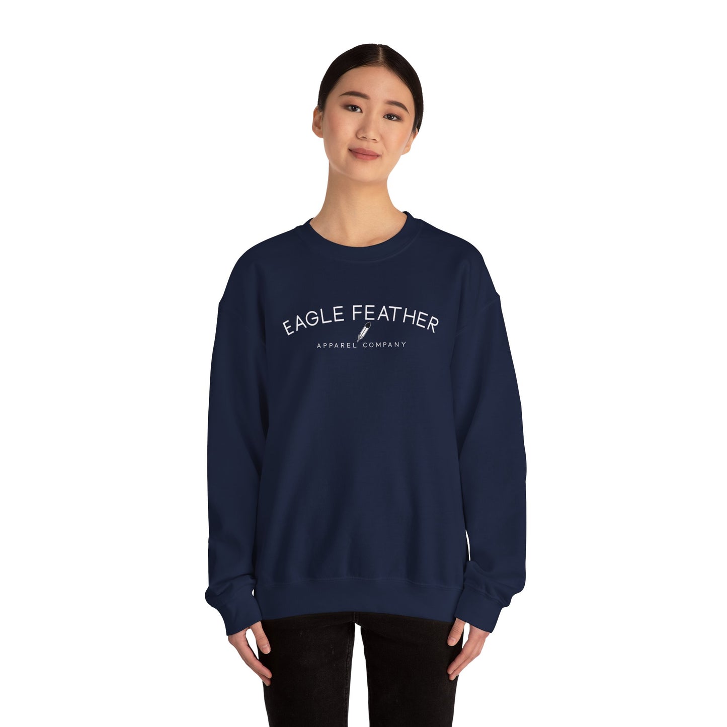Eagle Feather Unisex Crewneck Sweatshirt - We the Indigenous People
