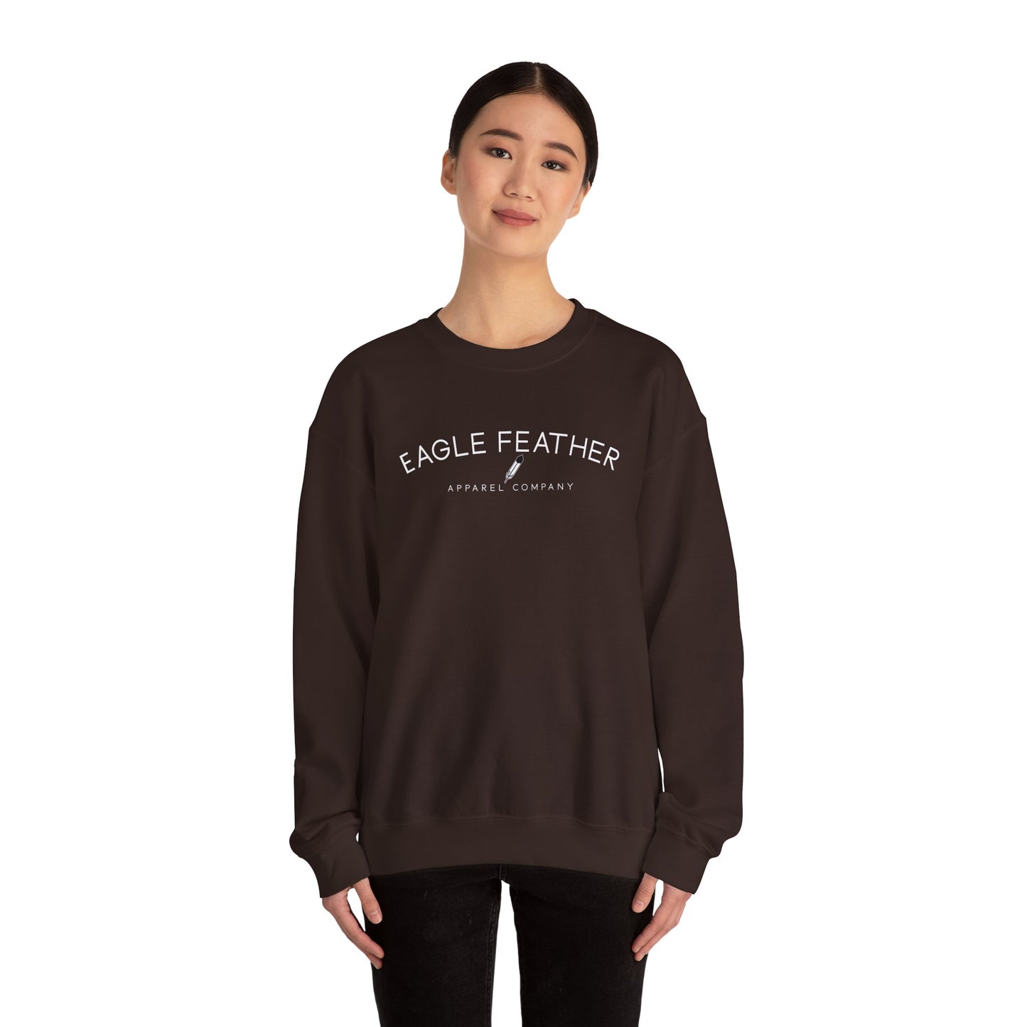 Eagle Feather Unisex Crewneck Sweatshirt - We the Indigenous People