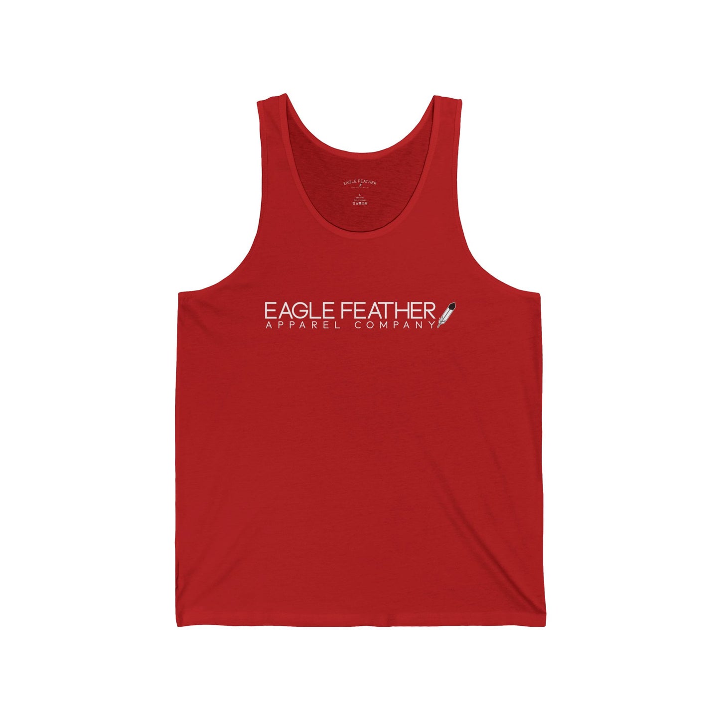 Eagle Feather Unisex Jersey Tank - Trendy Casual Tee for Summer Adventures