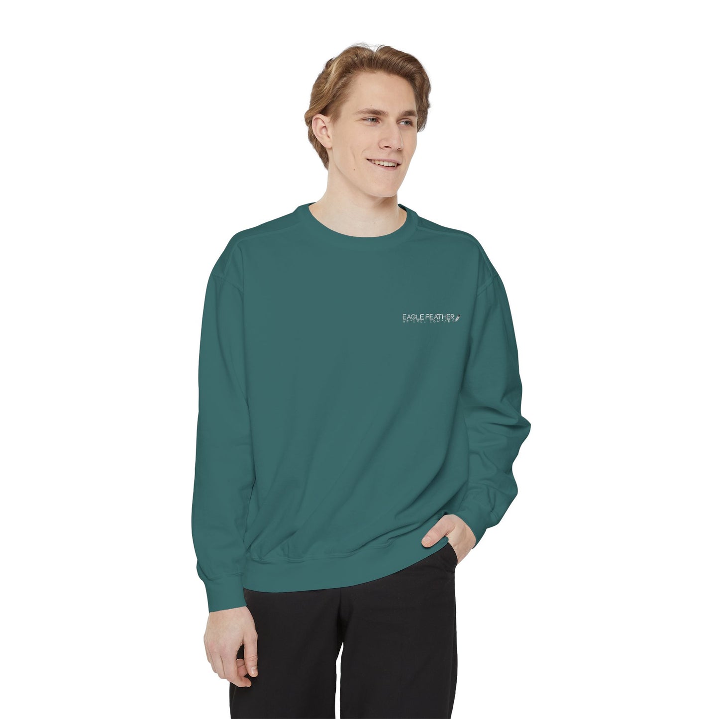 Eagle Feather Embroidered Sweatshirt