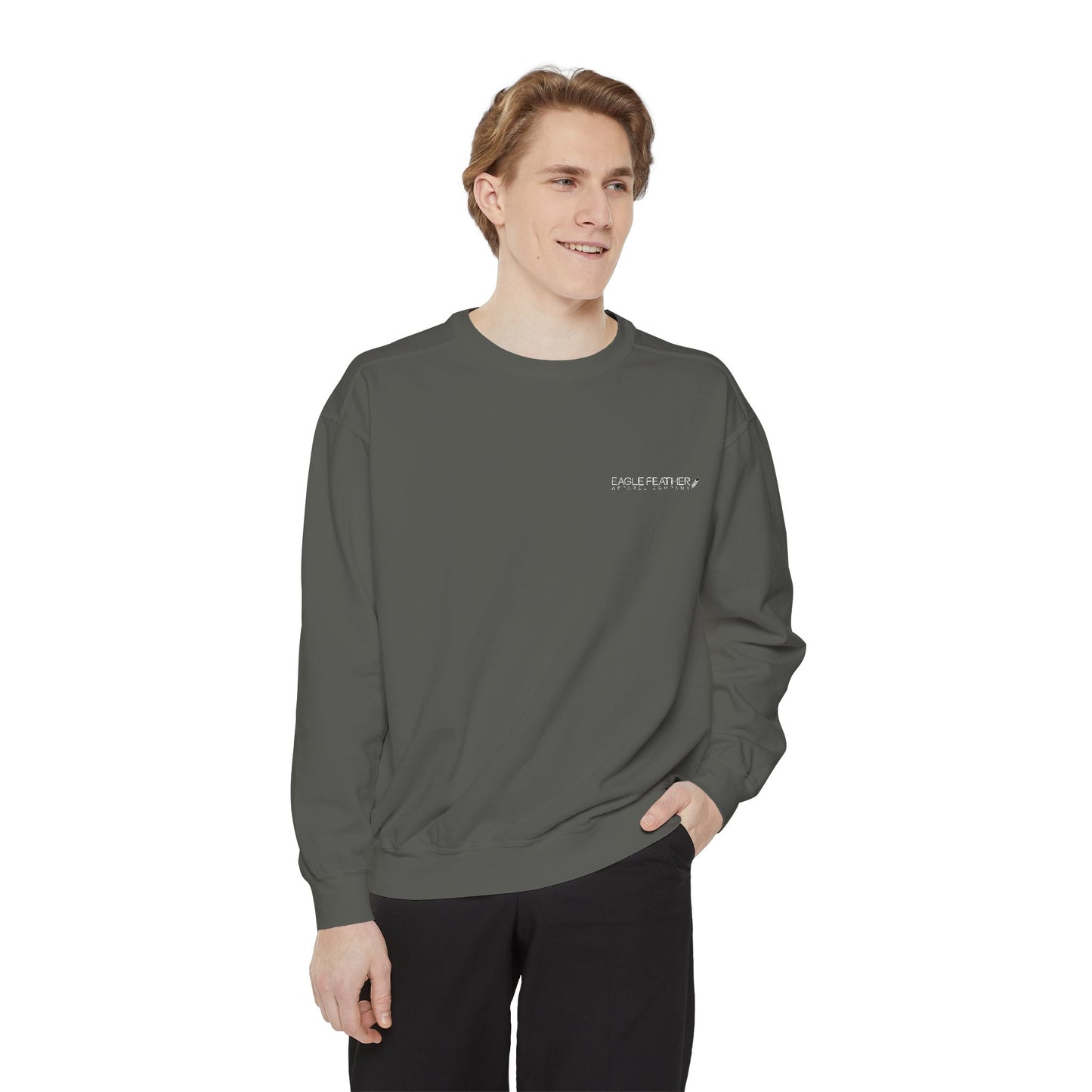 Eagle Feather Embroidered Sweatshirt