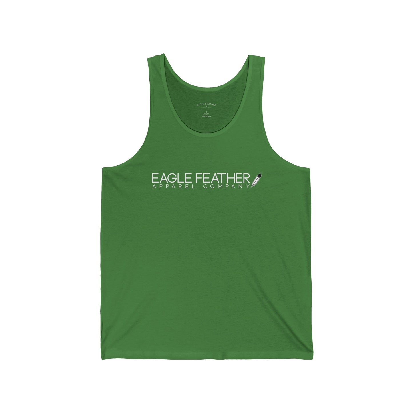 Eagle Feather Unisex Jersey Tank - Trendy Casual Tee for Summer Adventures